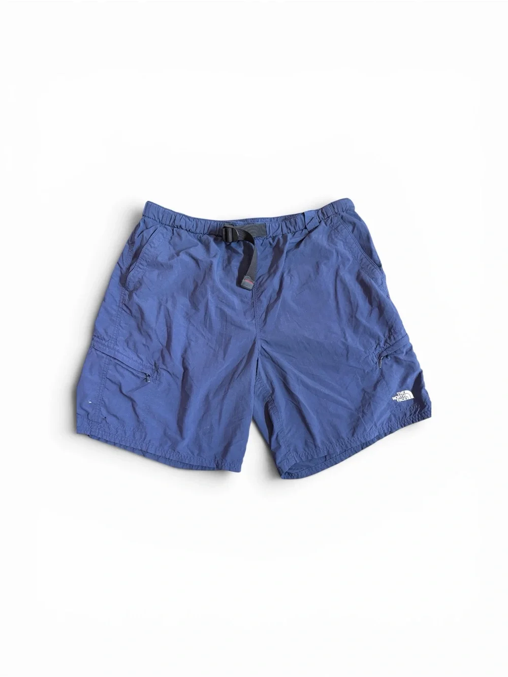 The North Face Navy Blue Nylon Cargo Shorts